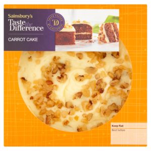Sainsbury's Carrot Cake, Taste the Difference (S)